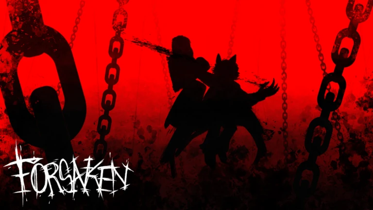 Imagem oficial do jogo Forsaken no Roblox