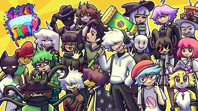 Imagem oficial do jogo Friday Night Partying no Roblox