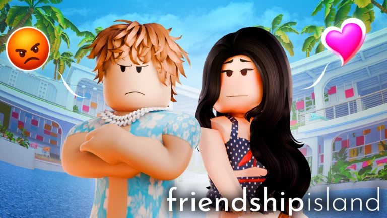 Imagem oficial do jogo Friendship Island no Roblox