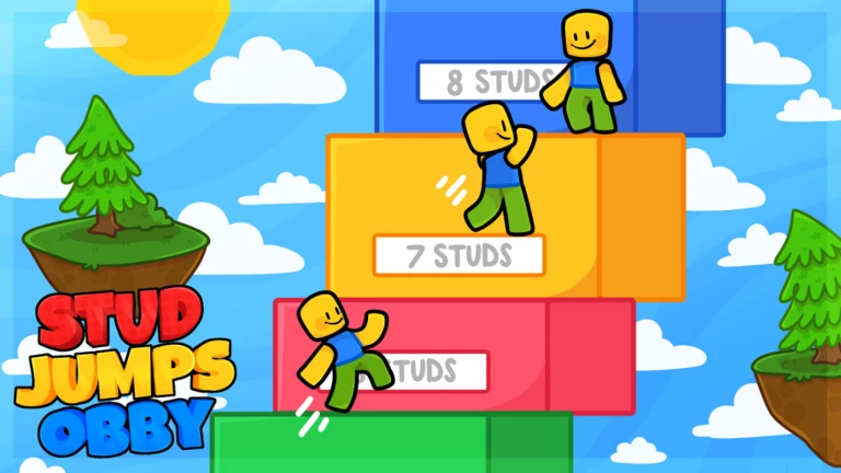 Imagem oficial do jogo FUN Stud Jumps Obby no Roblox