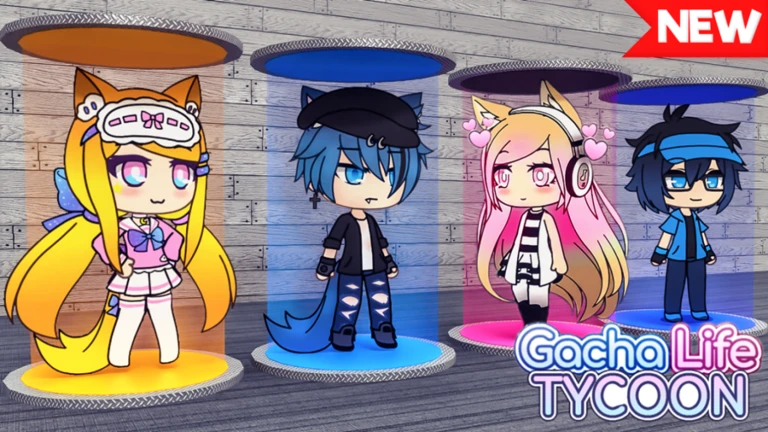 Imagem oficial do jogo Gacha Tycoon no Roblox