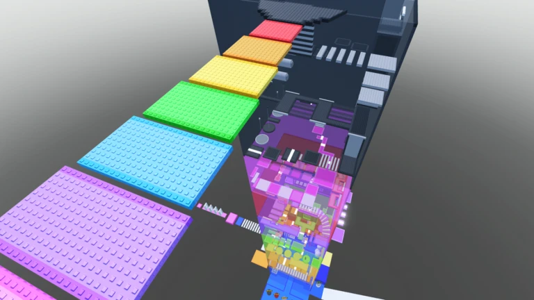 Imagem oficial do jogo Gear Slap Tower no Roblox