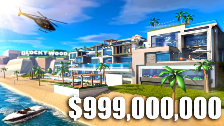 Imagem oficial do jogo Giga Mansion Tycoon no Roblox
