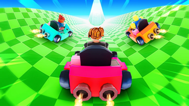 Imagem oficial do jogo Go Kart Obby! no Roblox