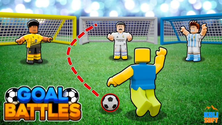 Imagem oficial do jogo Goal Battles no Roblox