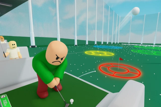 Imagem oficial do jogo Golf Range Tycoon no Roblox
