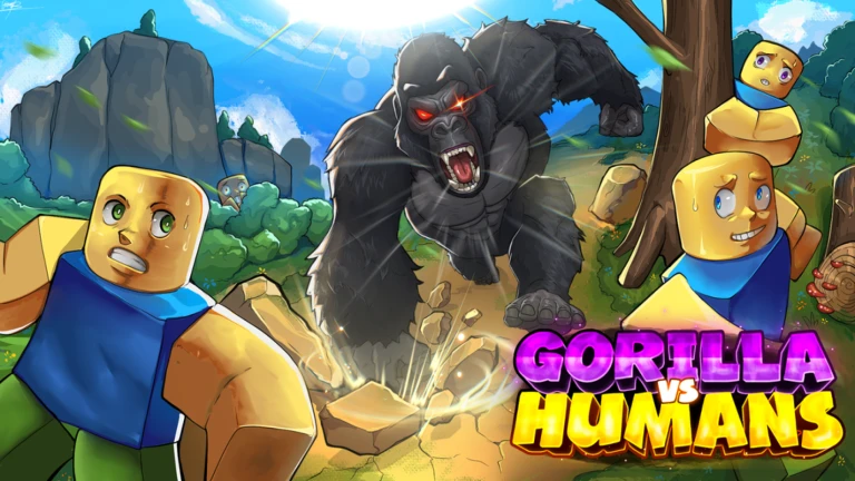 Imagem oficial do jogo Gorilla vs Humans no Roblox