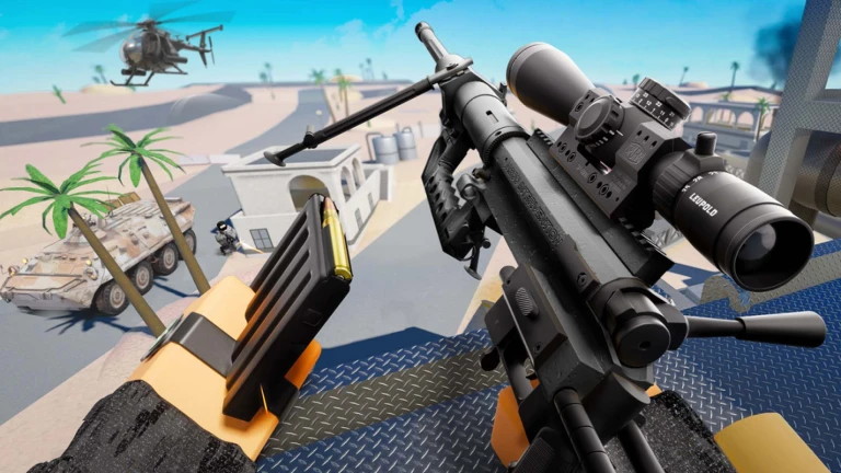 Imagem oficial do jogo Ground War no Roblox