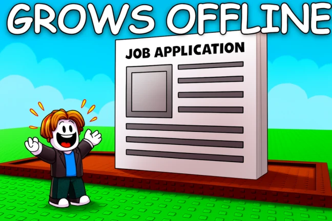 Imagem oficial do jogo Grow A Job no Roblox