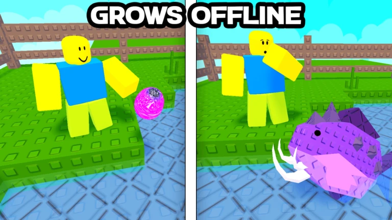 Imagem oficial do jogo Grow a Pond no Roblox