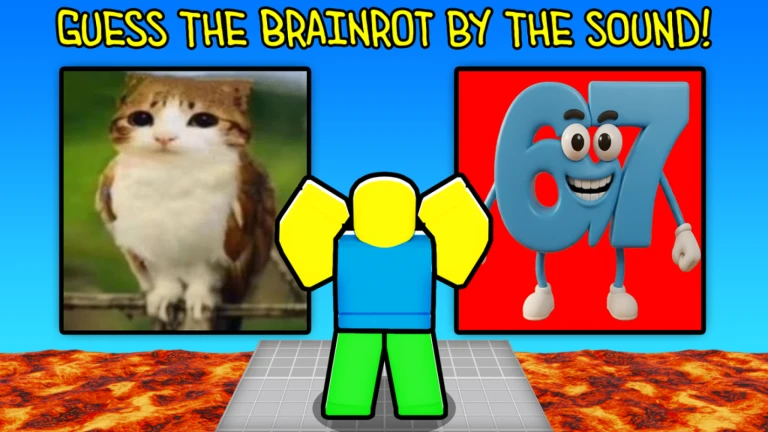 Imagem oficial do jogo Guess Italian Brainrot or Die no Roblox