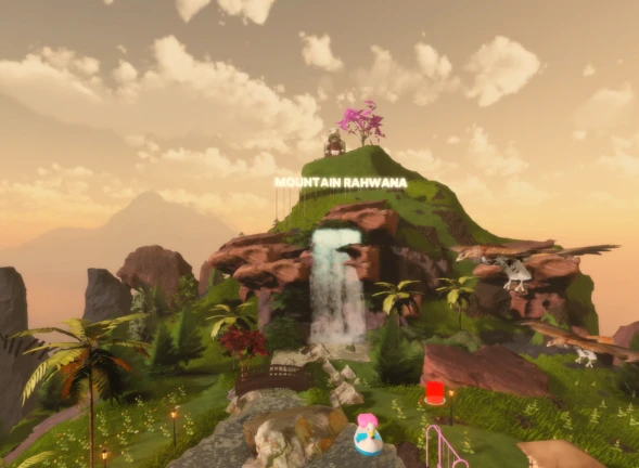Imagem oficial do jogo GUNUNG RAHWANA no Roblox