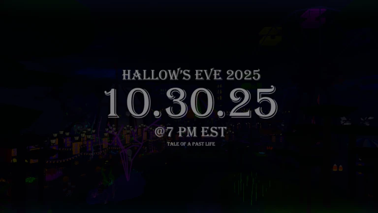Imagem oficial do jogo Hallow's Eve 2023 no Roblox