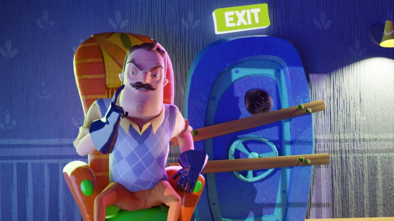Imagem oficial do jogo Hello Neighbor no Roblox