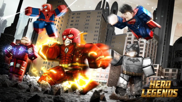 Imagem oficial do jogo Hero Legends no Roblox