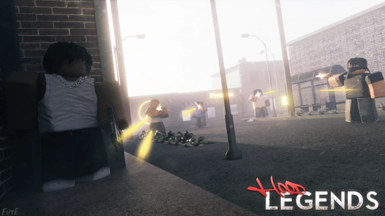 Imagem oficial do jogo Hood Legends no Roblox
