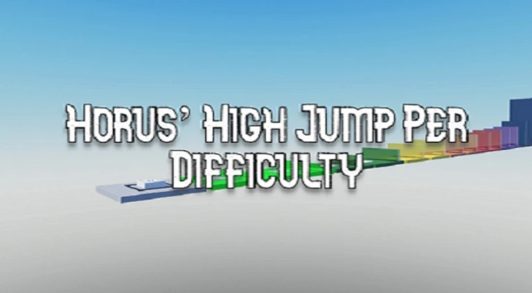 Imagem oficial do jogo Horu’s High Jump Per Difficulty no Roblox