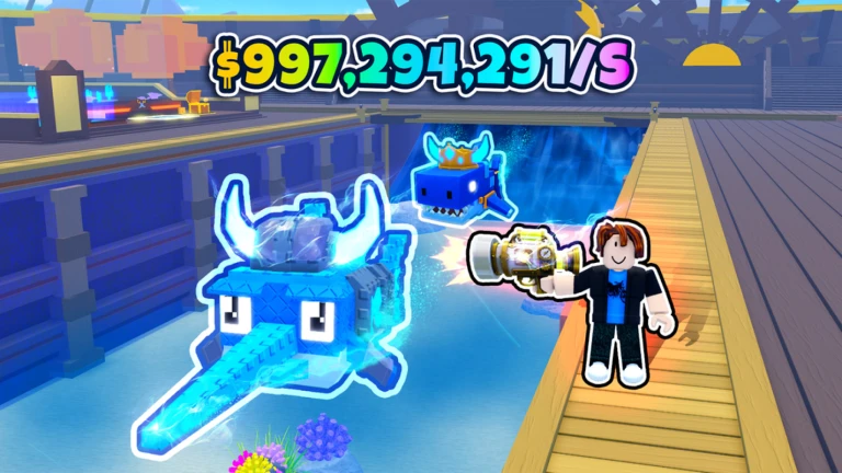Imagem oficial do jogo Hunt Giant Fish! no Roblox