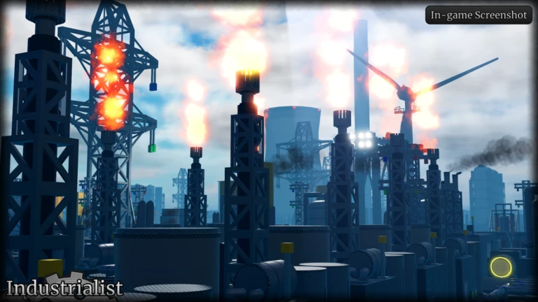 Imagem oficial do jogo Industrialist no Roblox