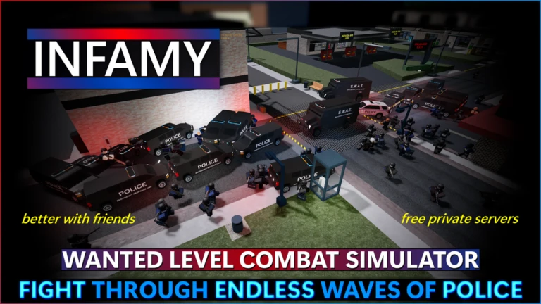 Imagem oficial do jogo Infamy no Roblox