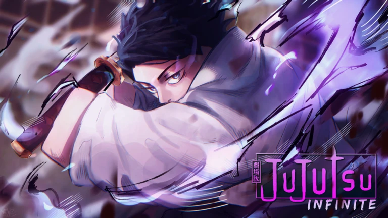 Imagem oficial do jogo Jujutsu Infinite no Roblox