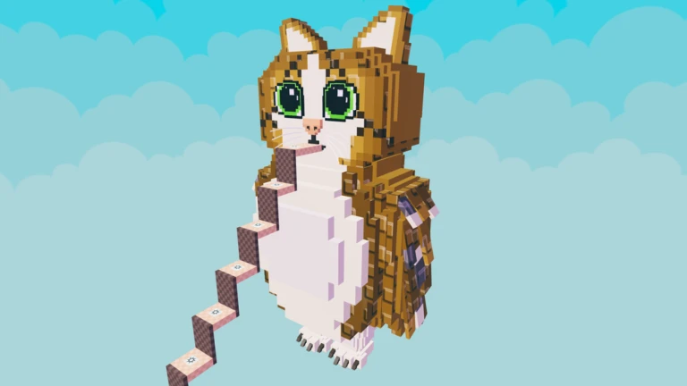 Imagem oficial do jogo Jump Into Meowl no Roblox