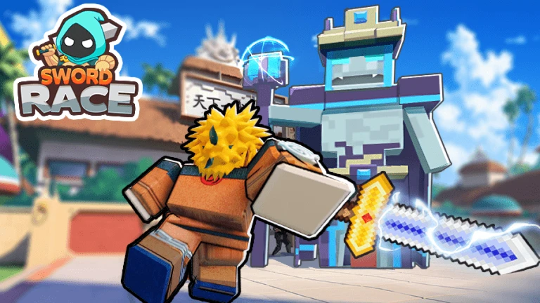 Imagem oficial do jogo Jump with Sword! no Roblox
