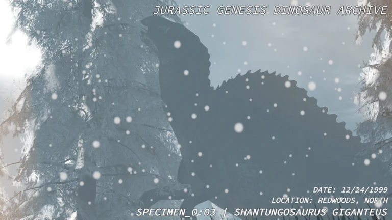 Imagem oficial do jogo JURASSIC GENESIS no Roblox