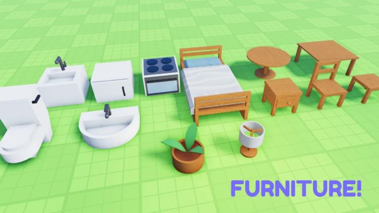 Imagem oficial do jogo Just Build no Roblox