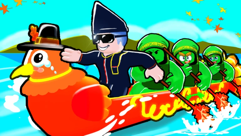 Imagem oficial do jogo ‍Kayak Racing no Roblox