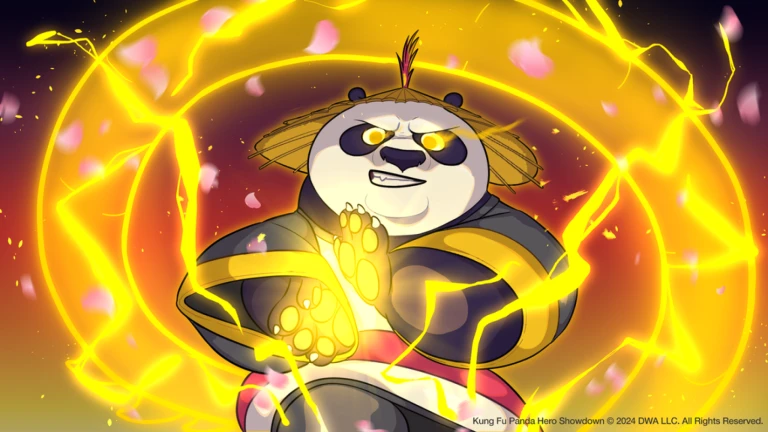 Imagem oficial do jogo Kung Fu Panda: Hero Showdown no Roblox