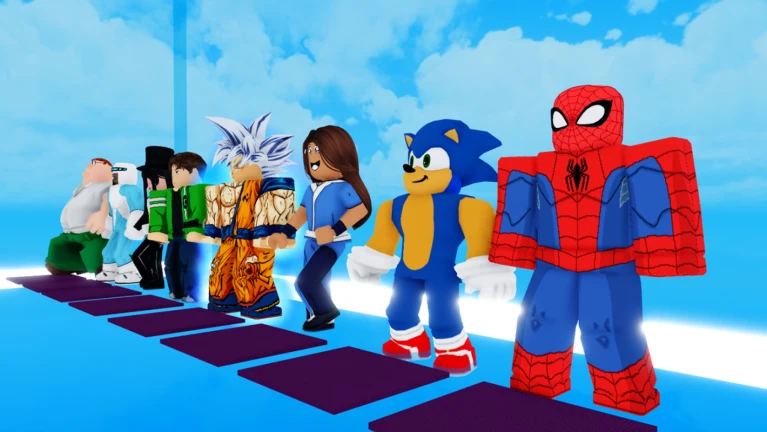 Imagem oficial do jogo Legends Arena no Roblox