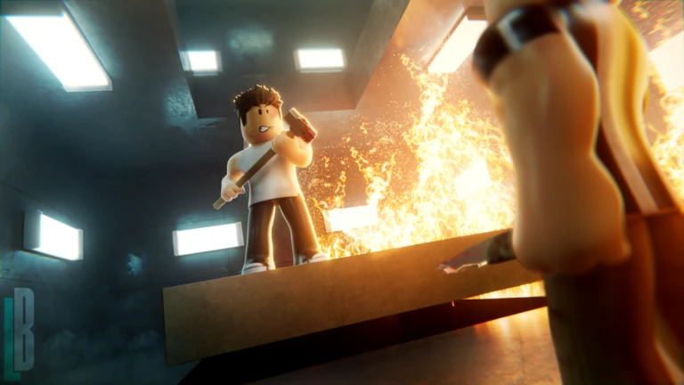 Imagem oficial do jogo Level Below no Roblox