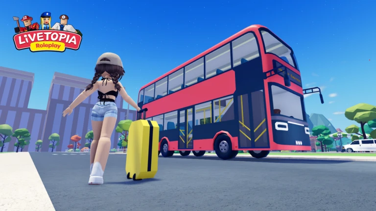 Imagem oficial do jogo Livetopia RP no Roblox