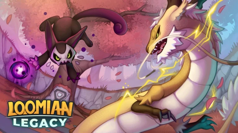 Imagem oficial do jogo Loomian Legacy no Roblox