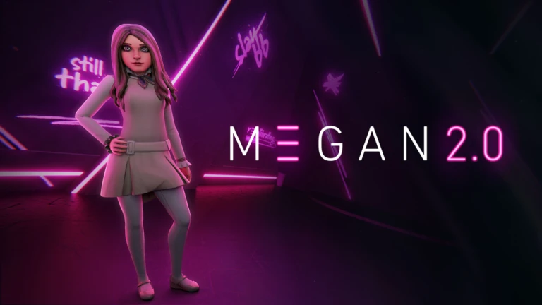 Imagem oficial do jogo M3GAN's Lair no Roblox