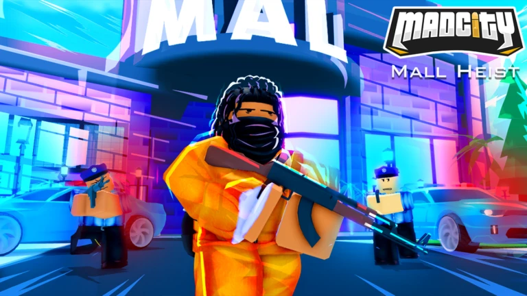 Imagem oficial do jogo Mad City: Chapter 1 no Roblox