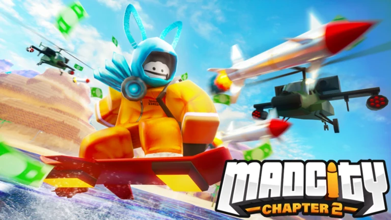Imagem oficial do jogo Mad City: Chapter 2 no Roblox
