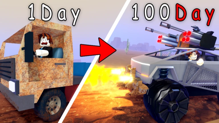 Imagem oficial do jogo Mad Road no Roblox