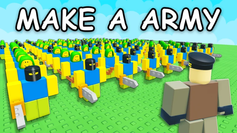 Imagem oficial do jogo Make a Army! no Roblox