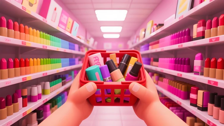 Imagem oficial do jogo Makeup Store Simulator no Roblox