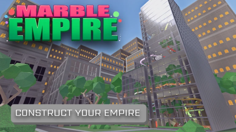 Imagem oficial do jogo Marble Empire no Roblox