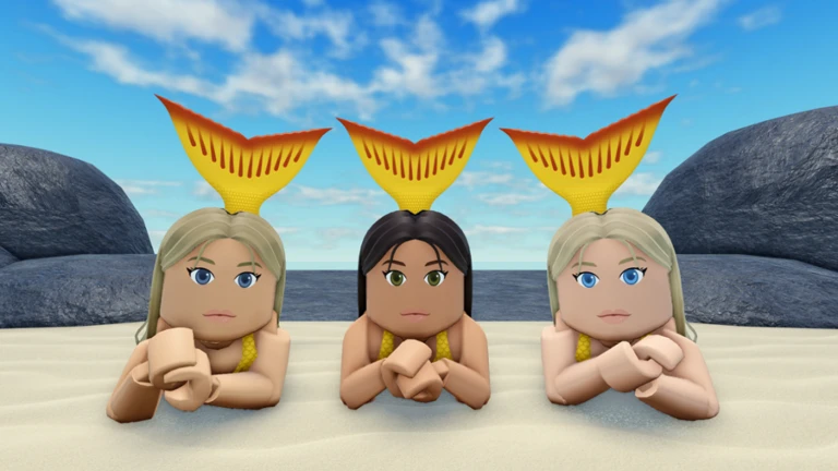 Imagem oficial do jogo Mermaid Testing no Roblox