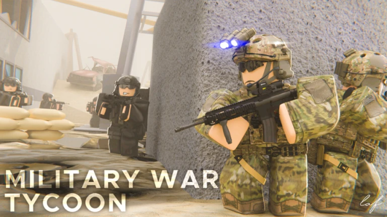 Imagem oficial do jogo Military War Tycoon! no Roblox