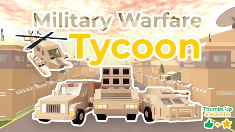 Imagem oficial do jogo Military Warfare Tycoon no Roblox
