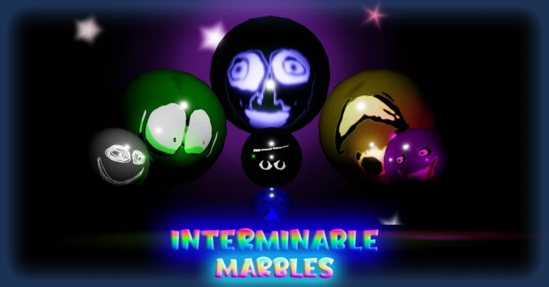 Imagem oficial do jogo minable marble no Roblox