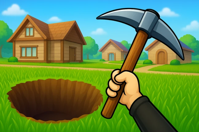 Imagem oficial do jogo Mine no Roblox