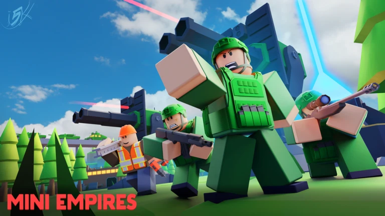 Imagem oficial do jogo Mini Empires no Roblox