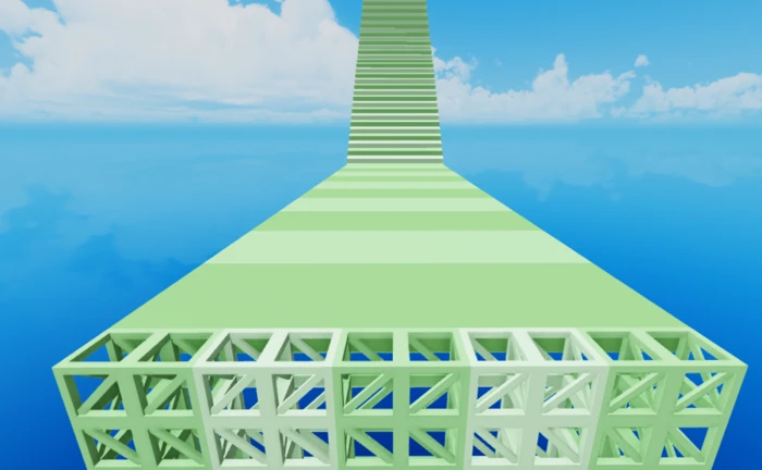 Imagem oficial do jogo Mint Obby! no Roblox