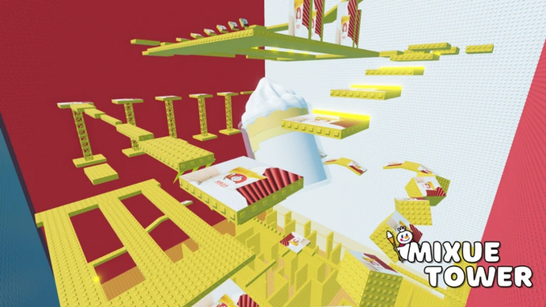 Imagem oficial do jogo Mixue Tower no Roblox